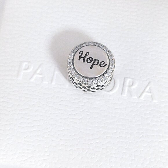 Pandora Pink Ribbon of Hope Charm Bead S925 Silver with box - Picture 2 of 7